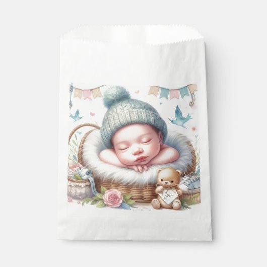 生まれたばかりのベビー フェイバーバッグ (正面)