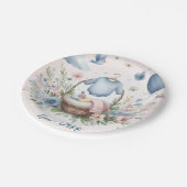 生まれたばかりのベビー ペーパープレート (アングル)