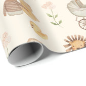 生まれたばかりの国際的ベビー ラッピングペーパー (ロールコーナー)