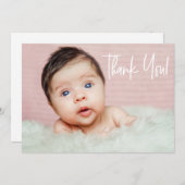 生まれたばかりの女のモダン感謝していPhoYou 案内状 (正面/裏面)