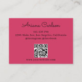 生まれたばかりの気にSpecialist Neonatologist QRコード 名刺 (裏面)