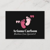 生まれたばかりの気にSpecialist Neonatologist QRコード 名刺 (正面)