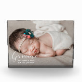 生まれたばかりの誕生統計フォトブロック フォトブロック (正面)