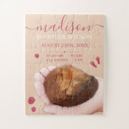 生まれたばかりの誕生統計ベビーパズル ジグソーパズル