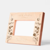 生まれたばかりの誕生詳細パーソナライズされた株 レーザー彫刻フレーム (左)