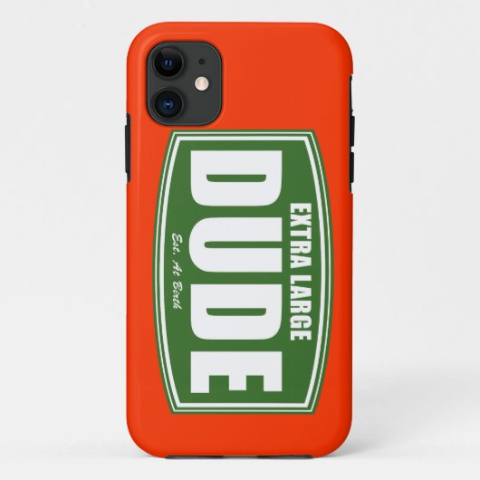 生まれた時確立される特大の男 Case-Mate iPhoneケース (裏面)