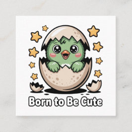 生まれつきかわいい スクエア名刺