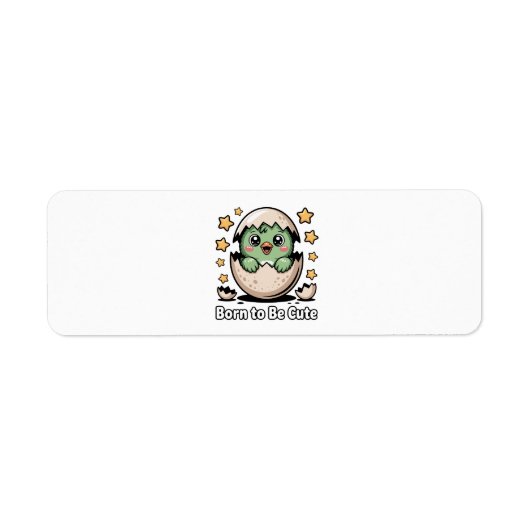 生まれつきかわいい ラベル (正面)