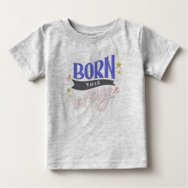 生まれつきのあなたを祝福！極上ジャージーTシャツ ベビーTシャツ