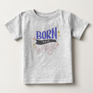 生まれつきのあなたを祝福！極上ジャージーTシャツ ベビーTシャツ