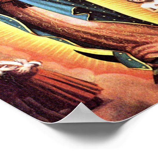 生まれつきのグアダルーペの女神 ポスター (角)