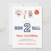 生まれつきのボール 招待状 (正面)