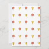 生まれつきのボール 招待状 (裏面)