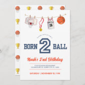 生まれつきのボール 招待状 (正面/裏面)