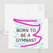 生まれつきの体操選手 ポストカード (正面/裏面)