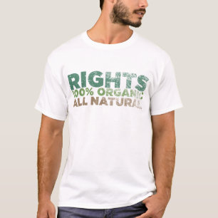 生まれつきの権利の動揺してなワイシャツ Tシャツ