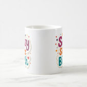 生まれつきサスい おもしろ コーヒーマグ コーヒーマグカップ (中央)