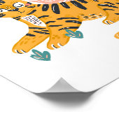 生まれつきワイルドな虎の赤ちゃんの保育園 ポスター (角)