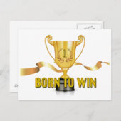 生まれつき勝利者 トロフィー ポストカード (正面/裏面)