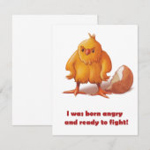 生まれつき戦う ノートカード (正面/裏面)