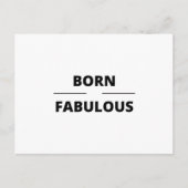 生まれつき素晴らしい ポストカード (正面)