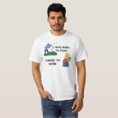 生まれつき釣りが好き Tシャツ (正面フル)
