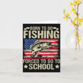 生まれつき釣りに行きたい、でも学校に行かざるを得ない B フィッシング カード (黄色い花)