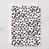 生まれてワイルドに 2歳の誕生日 ジャングルの動物たち 招待状 (裏面)