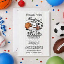 生まれて2年のスポーツをテーマにした男の子の誕生日パーティー
