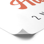 生まれて2年のボール歓迎看板スポーツ2歳誕生日飾り ポスター (角)