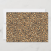 生まれて2年！ワイルドサファリ 2歳誕生日写真 招待状 (裏面)