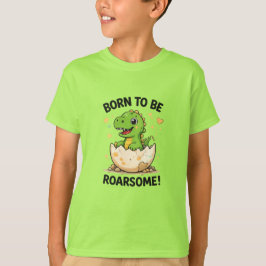 生まれながらにしてギャーギャーうるさい恐竜 Tシャツ