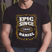 生まれながらにして最高の年と名前のパーソナライズされたTシャツ トライブレンドＴシャツ