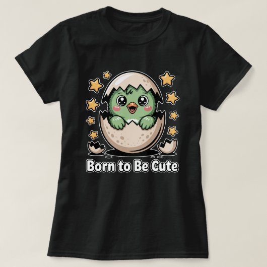 生まれながらに可愛い Tシャツ (デザイン正面)