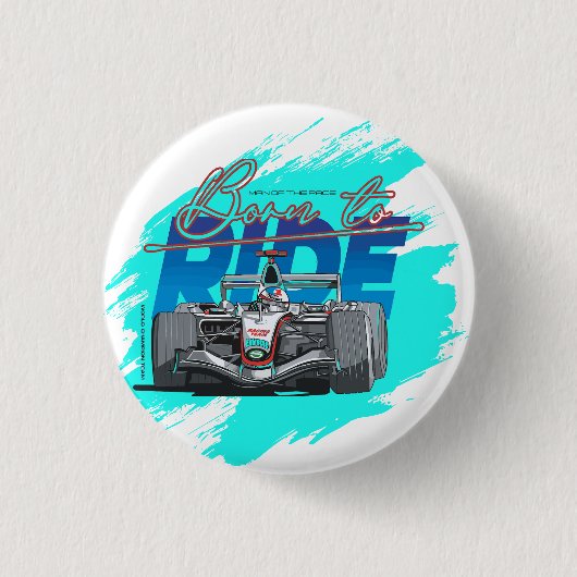 生まれながらのライダー 缶バッジ (正面)