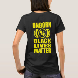 生まれながらの黒人生物物質プロライフギア Tシャツ