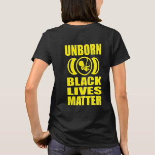 生まれながらの黒人生物物質プロライフギア Tシャツ