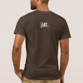 生まれながらストレート。憎しみを拒否する Tシャツ (裏面)