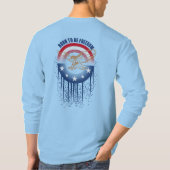 生まれながら自由 MensロンT Tシャツ (裏面)