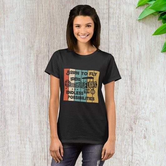 生まれながら飛ぶために Tシャツ