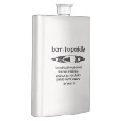 生まれの運転を余儀なくされたカヤック フラスク (右)