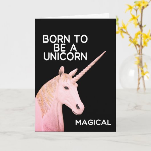 生まれの頭と魔法 カード (黄色い花)