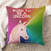 生まれの頭に魔法の虹 クッション (ブランケット)