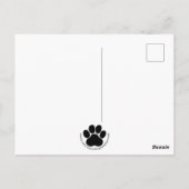 生まれの頭に魔法の虹 ポストカード (裏面)