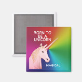 生まれの頭に魔法の虹 マグネット (正面/裏面)