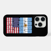 生まれはアルゼンチン 国籍はアメリカ iPhoneケース (裏面横)
