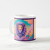生まれは獅子座 コーヒーマグカップ (正面左)