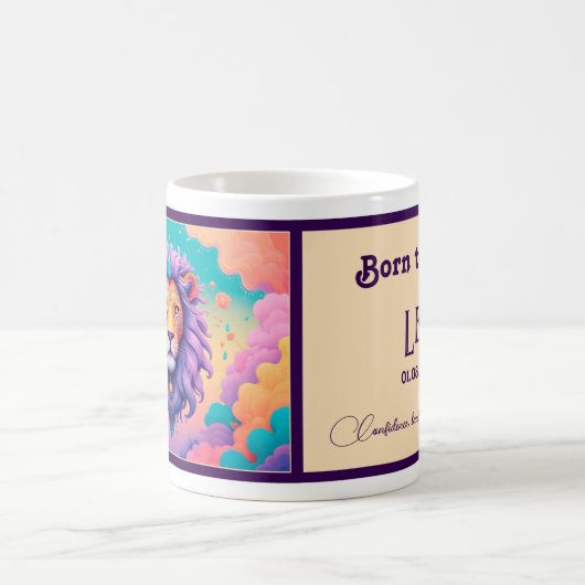 生まれは獅子座 コーヒーマグカップ (中央)
