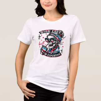 生まれは自由だけど今は高級品 7月4日 トライブレンドTシャツ