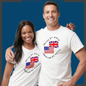 生まれは英国、魂は米国 Tシャツ